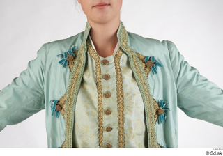  Photos Woman in Medieval civilian dress 3 18th century historical clothing jacket upper body 0002.jpg